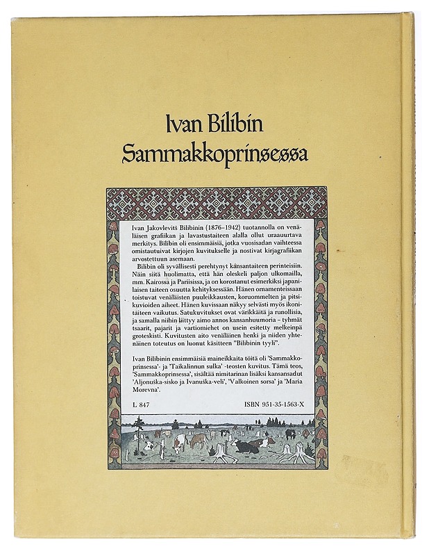 Sammakkoprinsessa : venäläisiä kansansatuja - Bilibin, Ivan - Lastenkirjat - 10105409729 - 1