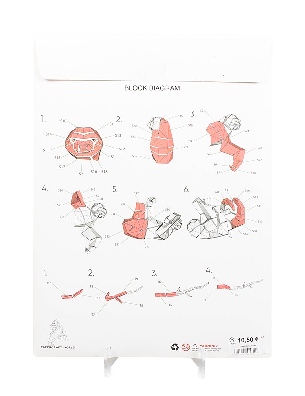 Sloth DIY paperimalli - Askartelu - 10105409746 - 1