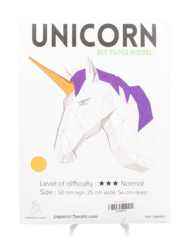 Unicorn DIY paperimalli - Askartelu - 10105409750 - 0