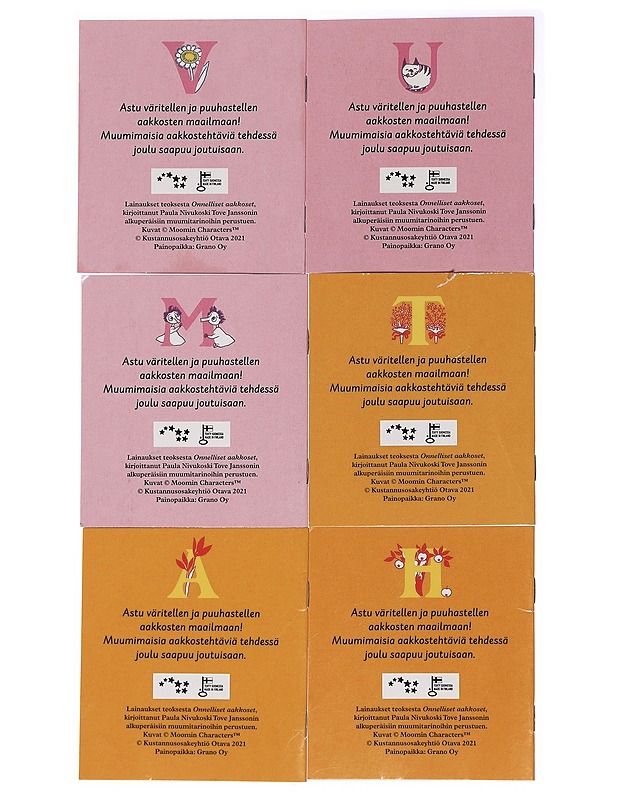Muumi Aakkos minikirja - Jansson, Tove - Lastenkirjat - 10105409771 - 1
