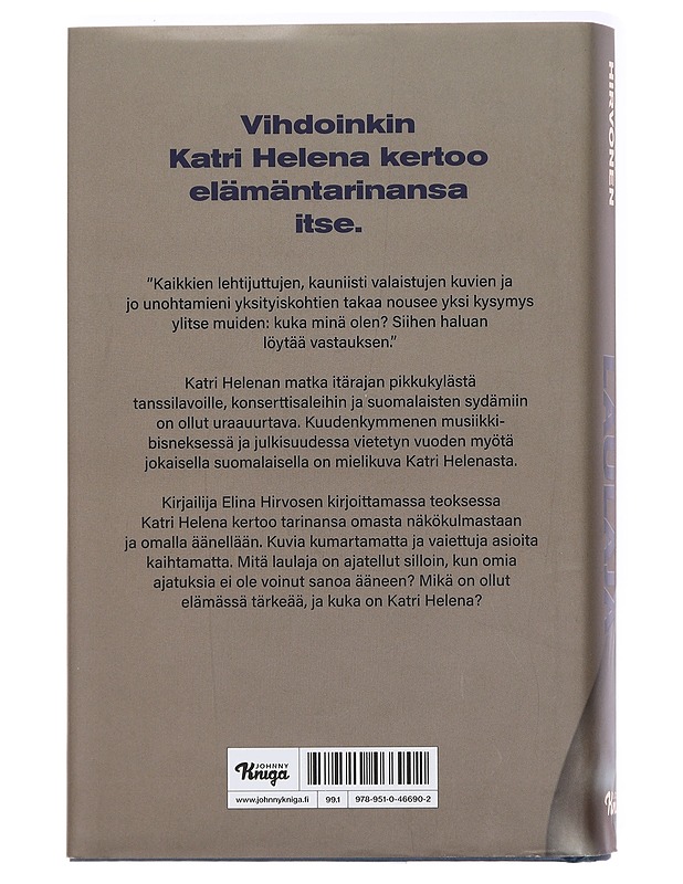 Katri Helena : laulaja - Hirvonen, Elina - Elämäkerrat ja muistelmat - 10105409798 - 1