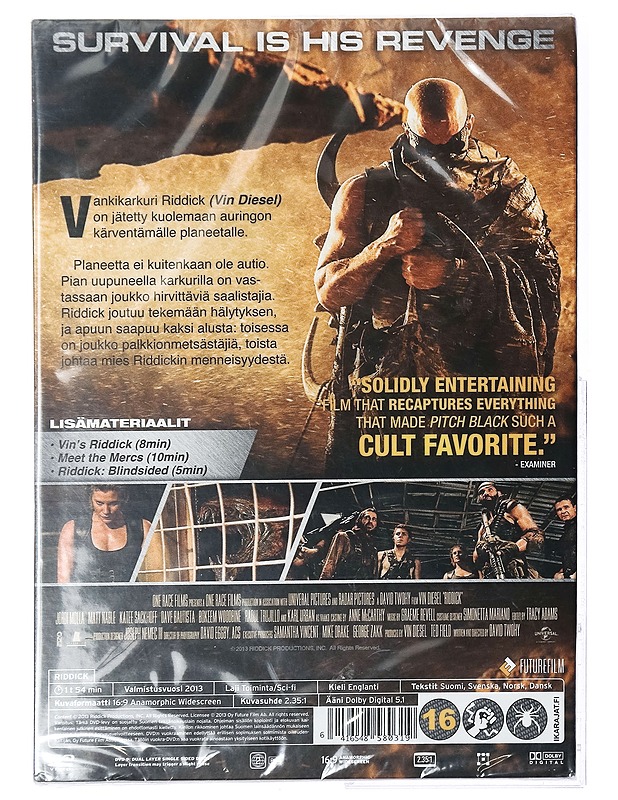 Riddick: Rule The Dark - DVD - DVD-elokuvat - 10105409816 - 1