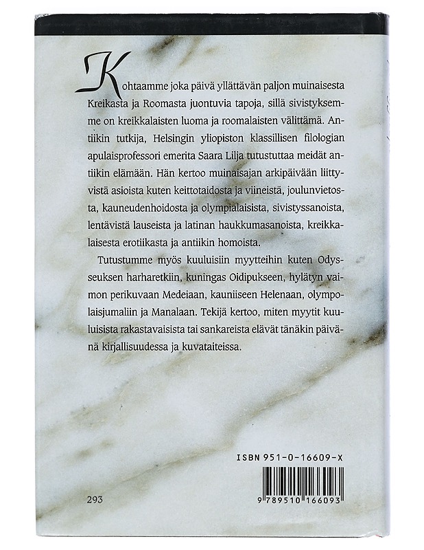 Antiikkia ja myyttejä - Saara Lilja - Tietokirjat ja oppaat - 10105409827 - 1