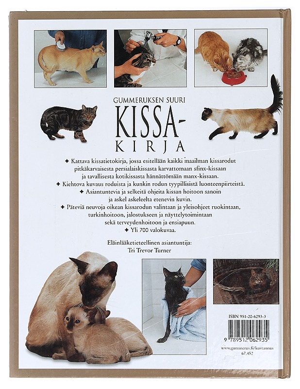 Gummeruksen suuri kissakirja : kissarodut & kissojen hoito - Edwards, Alan - Tietokirjat ja oppaat - 10105409853 - 1