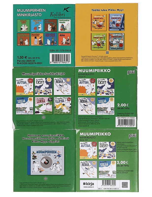Muumi Minikuvakirja - Tammi - Lastenkirjat - 10105409897 - 1