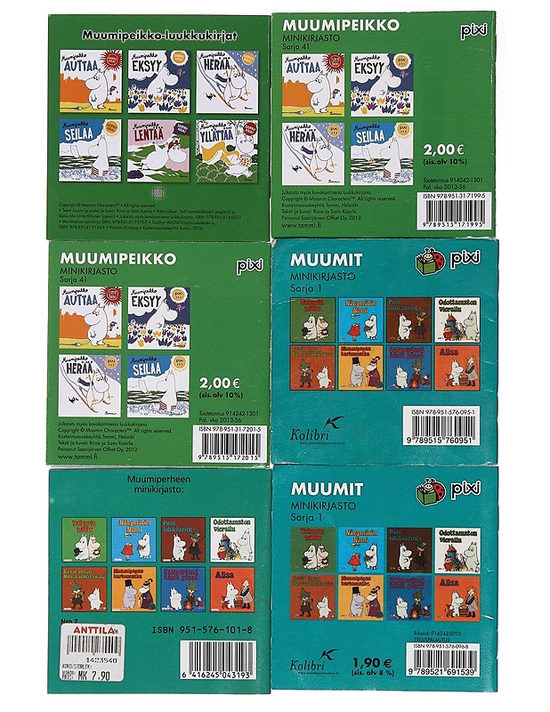 Muumi Minikuvakirja - Tammi - Lastenkirjat - 10105409906 - 1
