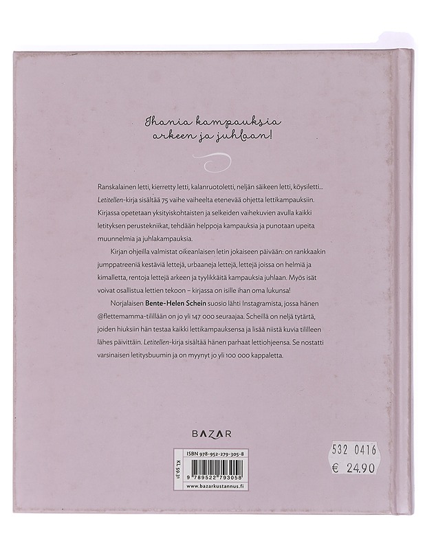 Letitellen : 75 erilaista lettikampausta - Schei, Bente-Helen - Tietokirjat ja oppaat - 10105409903 - 1
