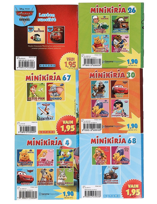 Disney/Pixar minikirjat - Lastenkirjat - 10105409916 - 1