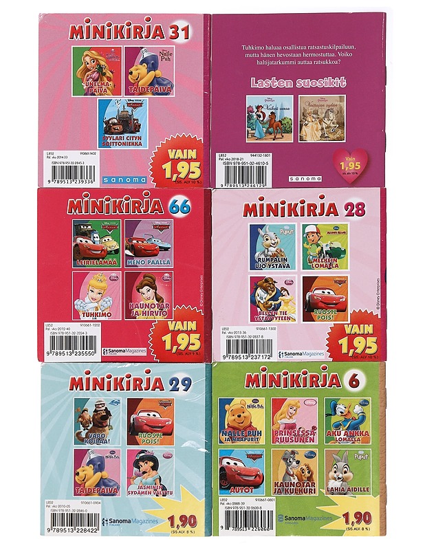 Disney minikirjat - Sanoma - Lastenkirjat - 10105409921 - 1