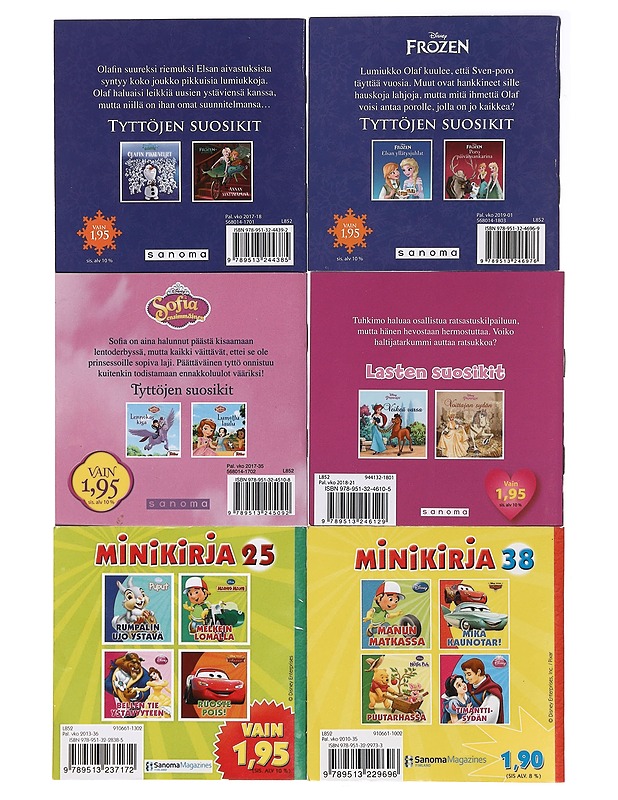 Disney minikirjat - Sanoma - Lastenkirjat - 10105409939 - 1