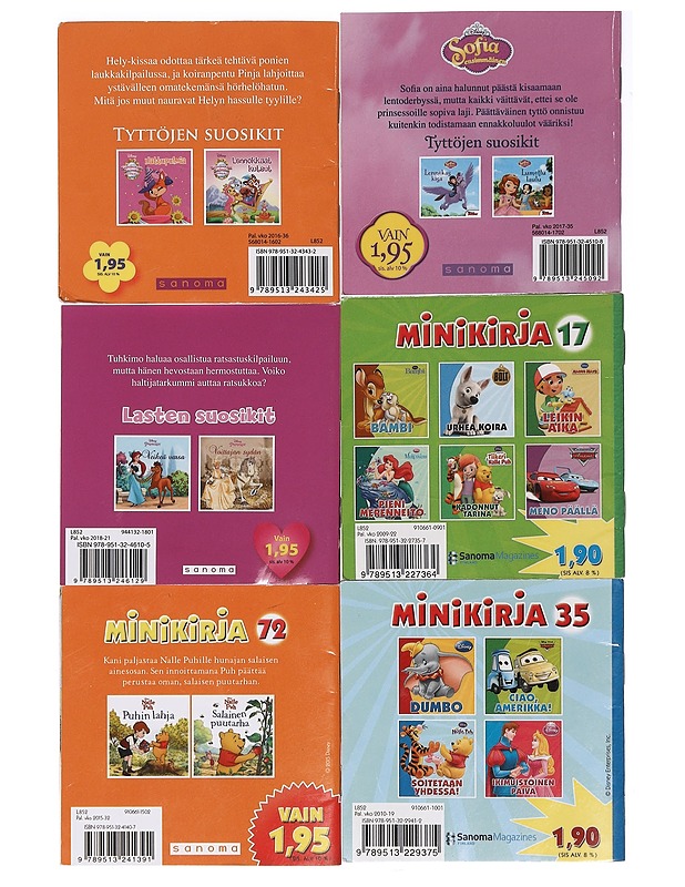 Disney minikirjat - Sanoma - Lastenkirjat - 10105409945 - 1