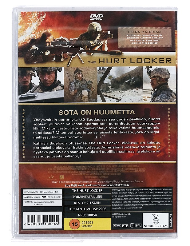 The Hurt Locker - DVD - DVD-elokuvat - 10105409946 - 1
