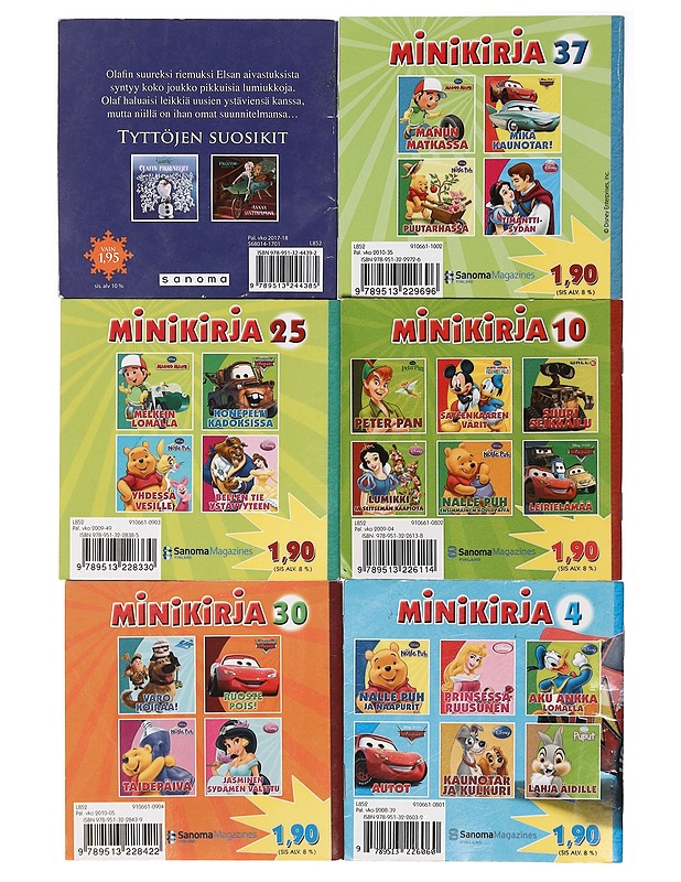 Disney/Pixar minikirjat - Sanoma - Lastenkirjat - 10105409950 - 1