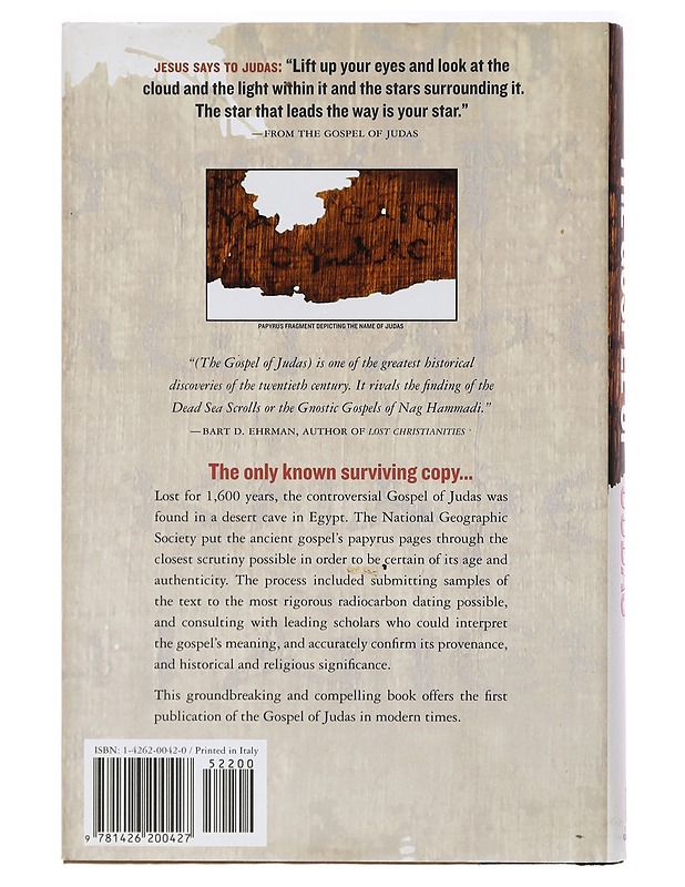 The Gospel of Judas : from Codex Tchacos - Rodolphe Kasser, Marvin Meyer, Gregor Wurst - Historiakirjat - 10105409947 - 1