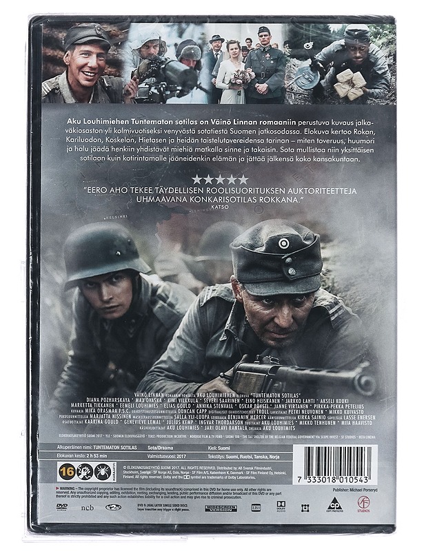 Tuntematon sotilas - DVD - DVD-elokuvat - 10105409952 - 1