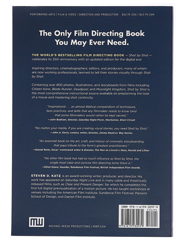Film Directing : Shot by Shot ; 25th Anniversary Edition - Steve D. Katz - Tietokirjat ja oppaat - 10105409984 - 1