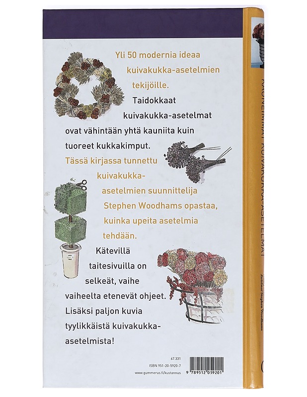 Kauneimmat kuivakukka-asetelmat - Mandleberg, Hilary - Tietokirjat ja oppaat - 10105410037 - 1