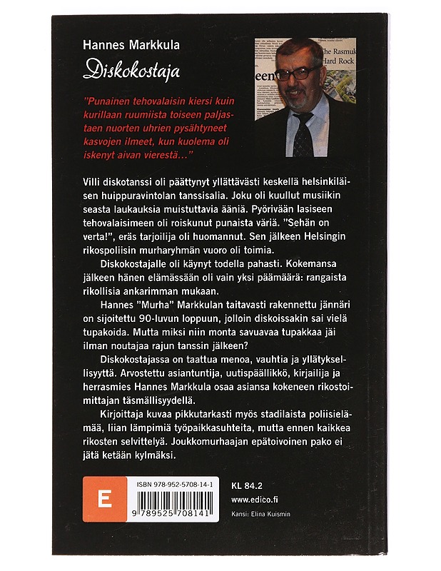 Diskokostaja : poliisiromaani - Hannes Markkula - Jännitys ja dekkarit - 10105410051 - 1