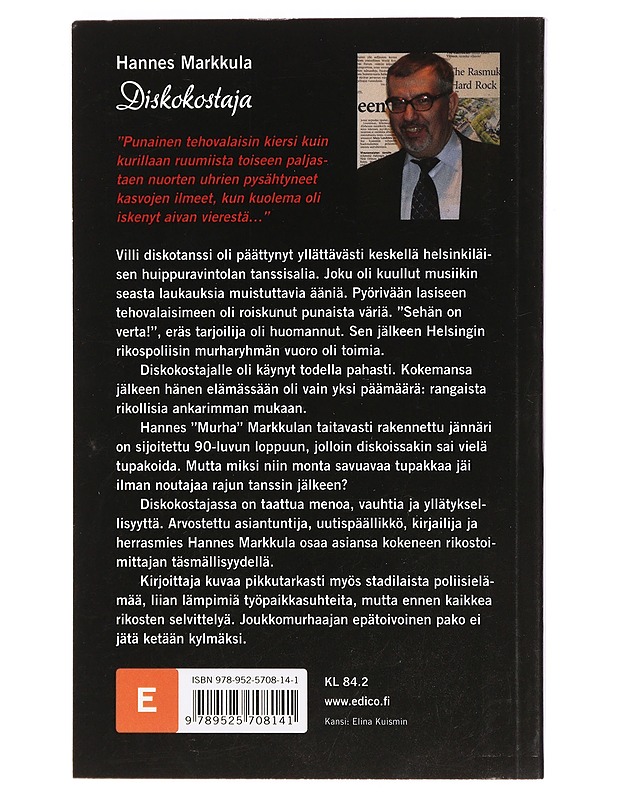 Diskokostaja : poliisiromaani - Hannes Markkula - Jännitys ja dekkarit - 10105410073 - 1