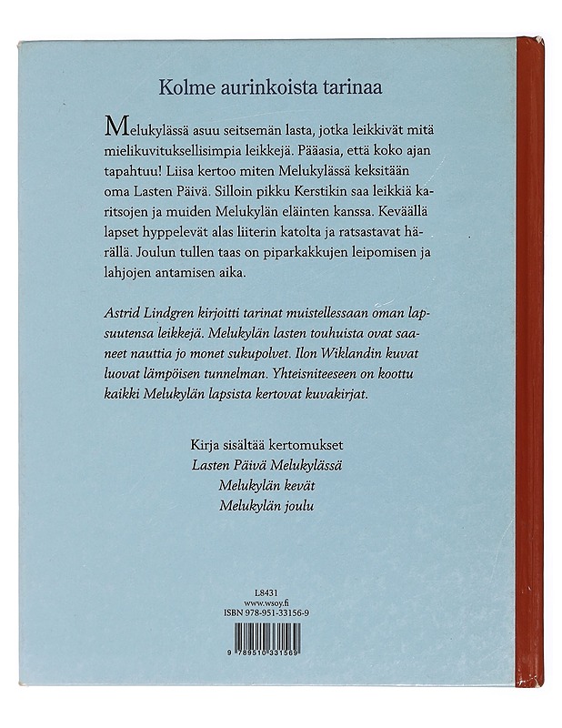 Melukylän lapset - Lindgren, Astrid - Lastenkirjat - 10105410075 - 1