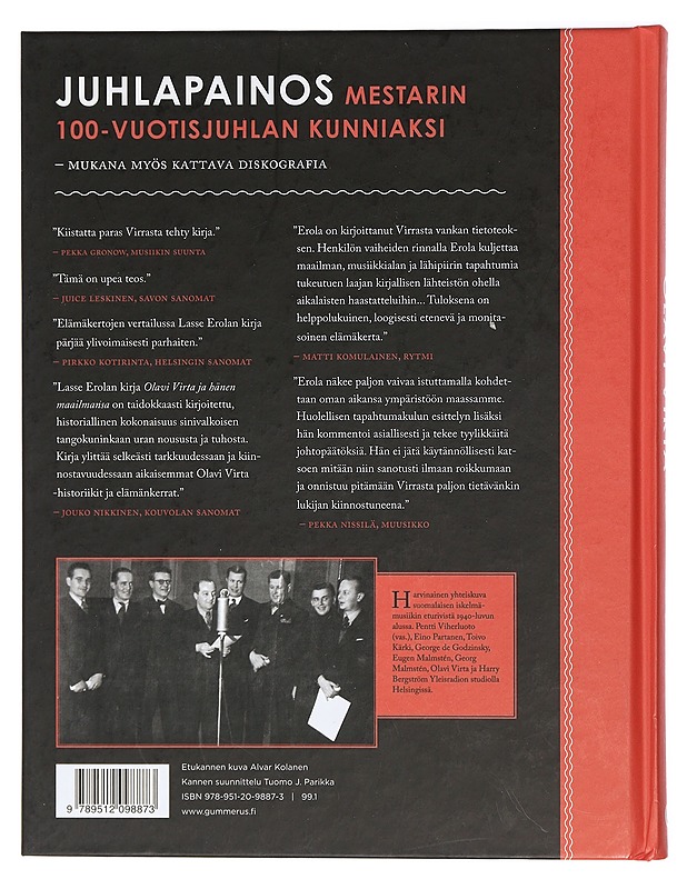 Olavi Virta ja hänen maailmansa - Lasse Erola - Historiakirjat - 10105410088 - 1