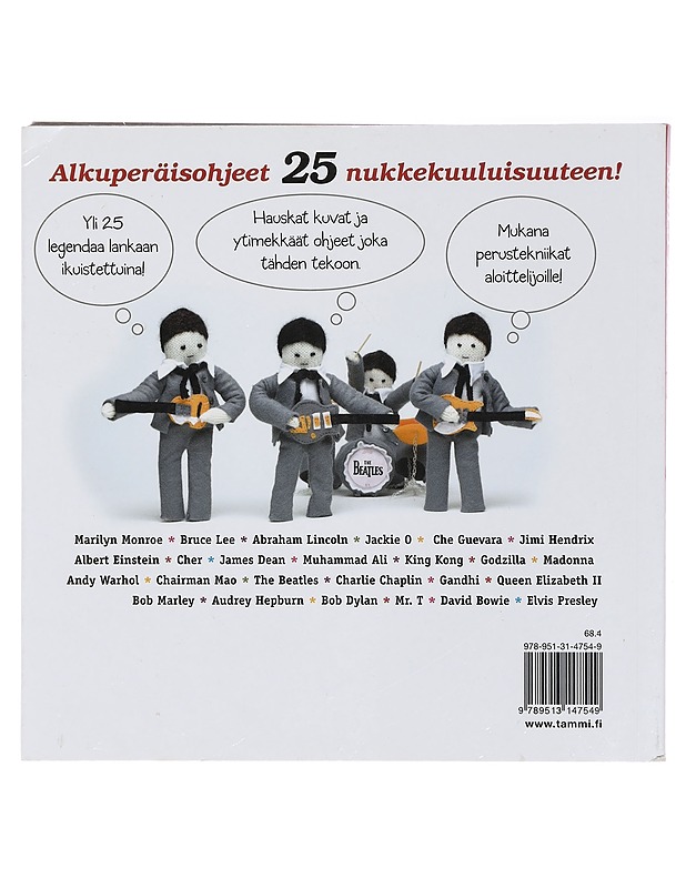 Neulo tähtiä : 25 tunnettua pehmojulkkista - Meldrum, Carol - Tietokirjat ja oppaat - 10105410131 - 1