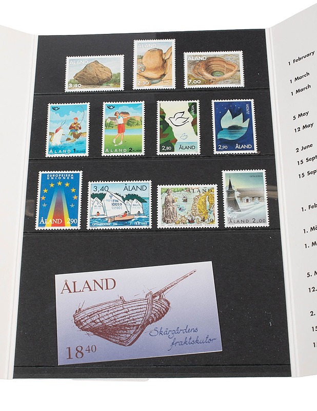 Ahvenanmaan postimerkit 1995 - Askartelu - 10105410144 - 2