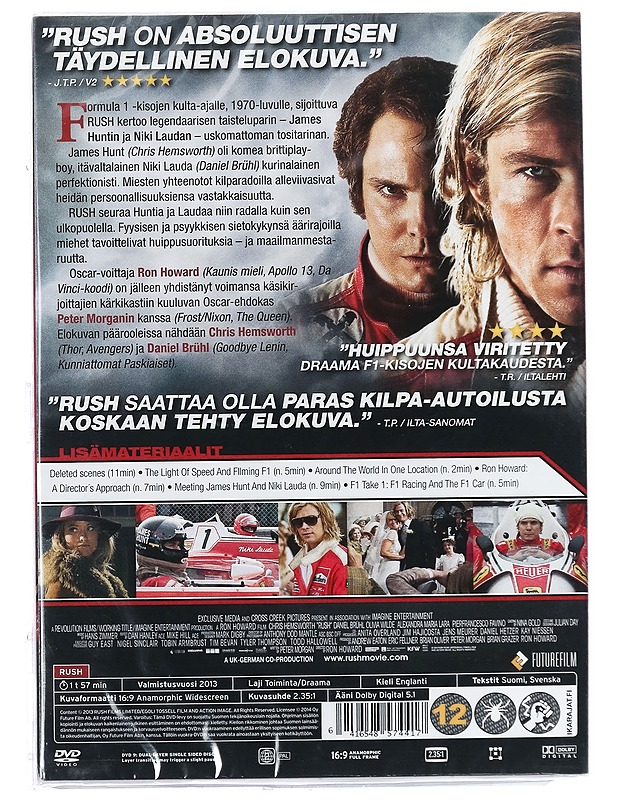 Rush - DVD - DVD-elokuvat - 10105410157 - 1