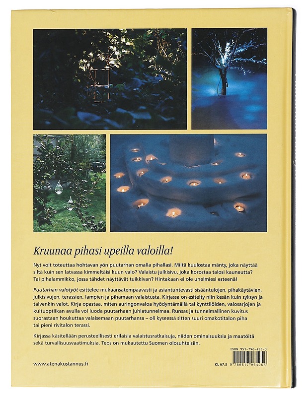 Puutarhan valotyöt - Engstrand, Kerstin - Tietokirjat ja oppaat - 10105410153 - 1