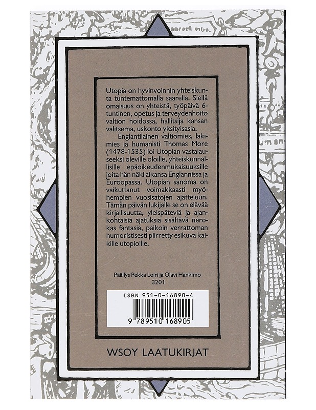 Utopia - More, Thomas - Fantasia- ja scifi - 10105410179 - 1