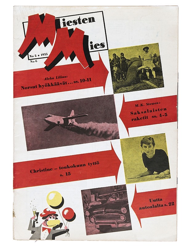 Miesten Mies No 5-6 / 1955 - Jokinen, Osmo - Lehdet - 10105410188 - 0