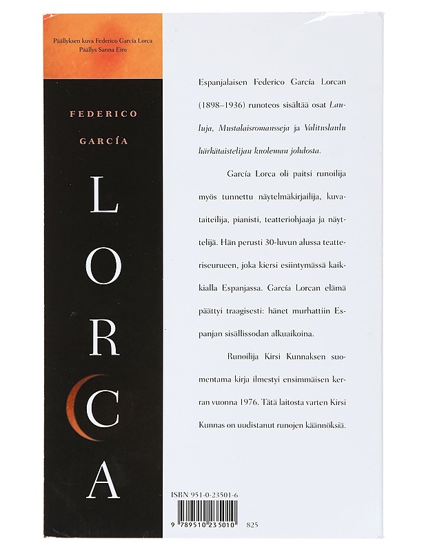 Mustalaisromansseja - Federico García Lorca - Runot ja näytelmät - 10105410190 - 1