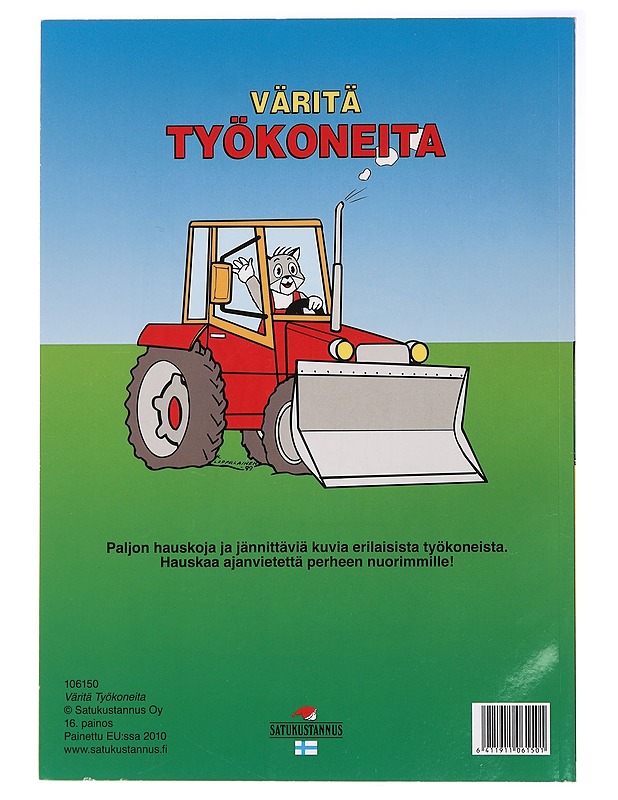 Väritä Työkoneet - Taide- ja kulttuurikirjat - 10105410214 - 1