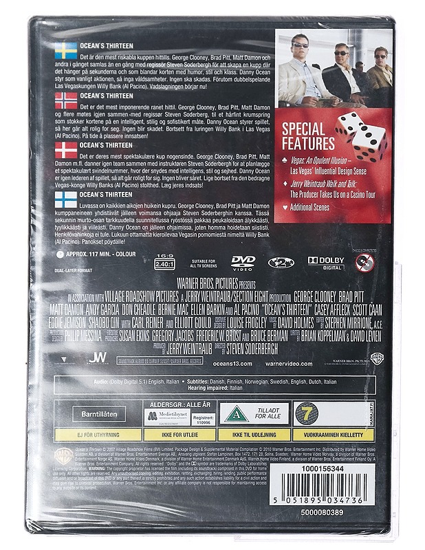 Ocean's Thirteen - DVD - DVD-elokuvat - 10105410234 - 1