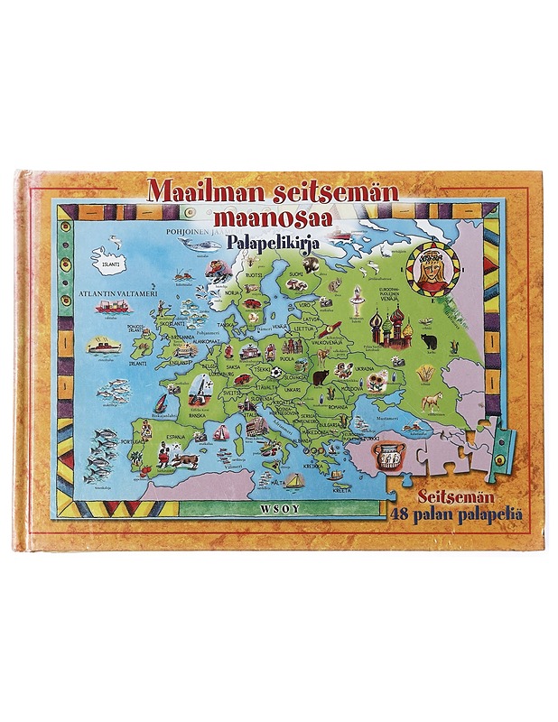 Maailman seitsemän maanosaa : palapelikirja - Mappin, Jennifer - Lastenkirjat - 10105410248 - 0