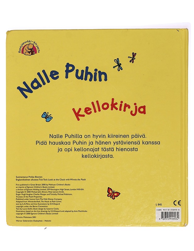 Nalle Puhin kellokirja - Milne, A. A. - Tietokirjat ja oppaat - 10105410258 - 1