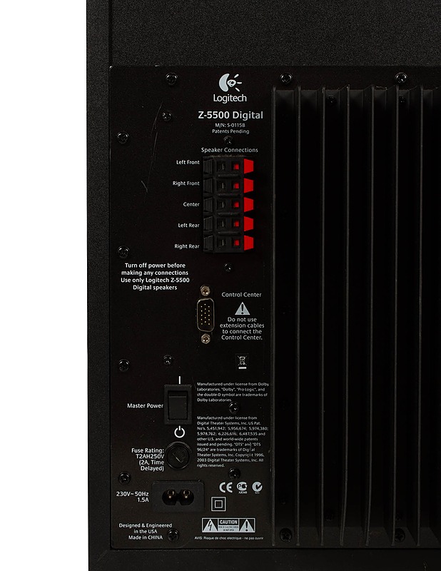 LOGITECH Z-5500 Digital kaiutinjärjestelmä - Audio - 10105410295 - 2