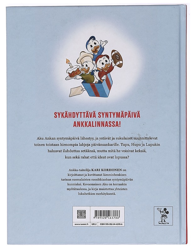 Aku Ankan paras lahja - Korhonen, Kari - Lastenkirjat - 10105410285 - 1