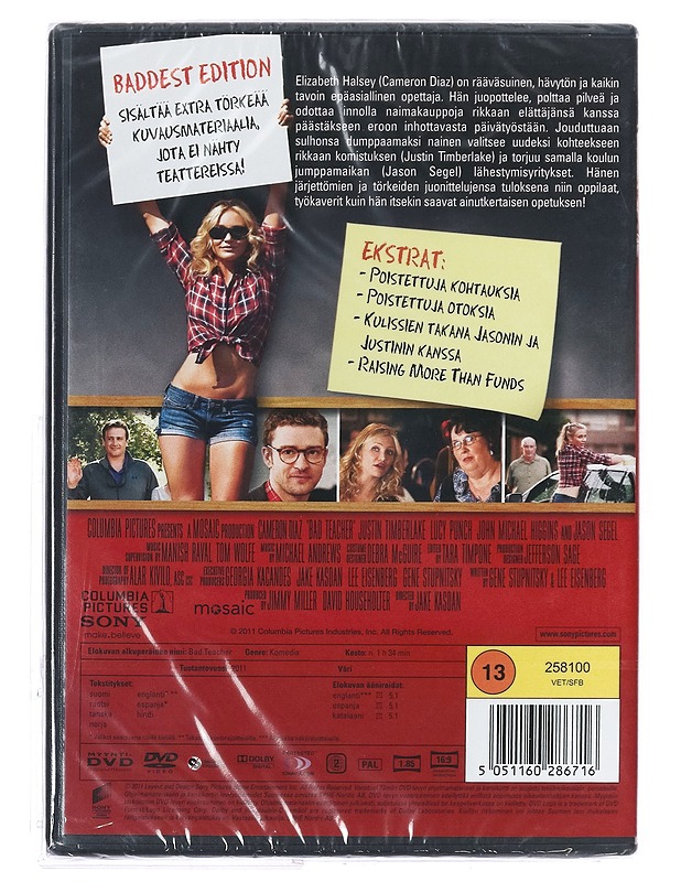 Bad teacher - DVD - DVD-elokuvat - 10105410354 - 1