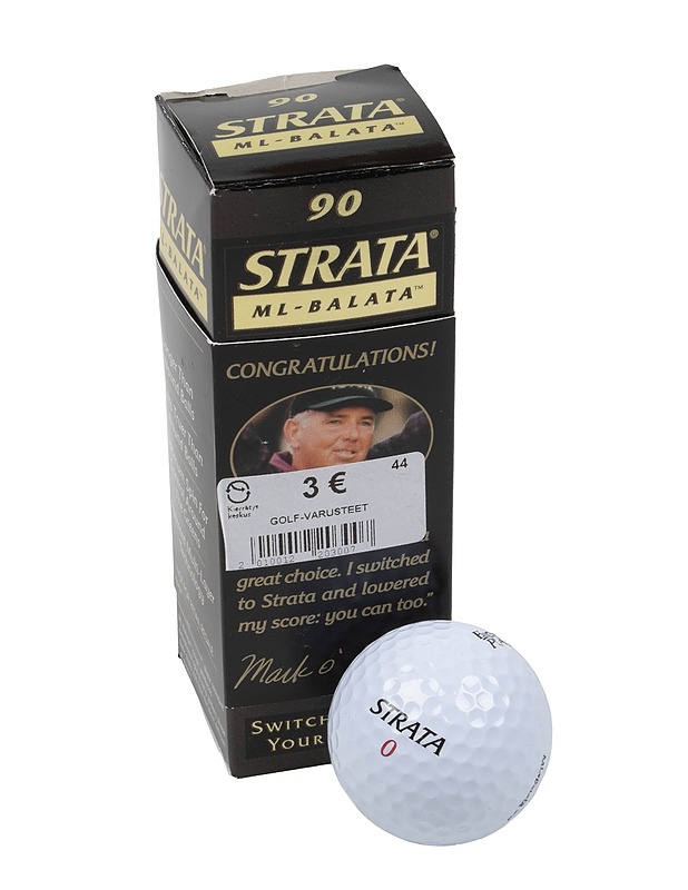 STRATA ML-Balata 90 golfpallo, 3 kpl - Golf - 10105410404 - 0