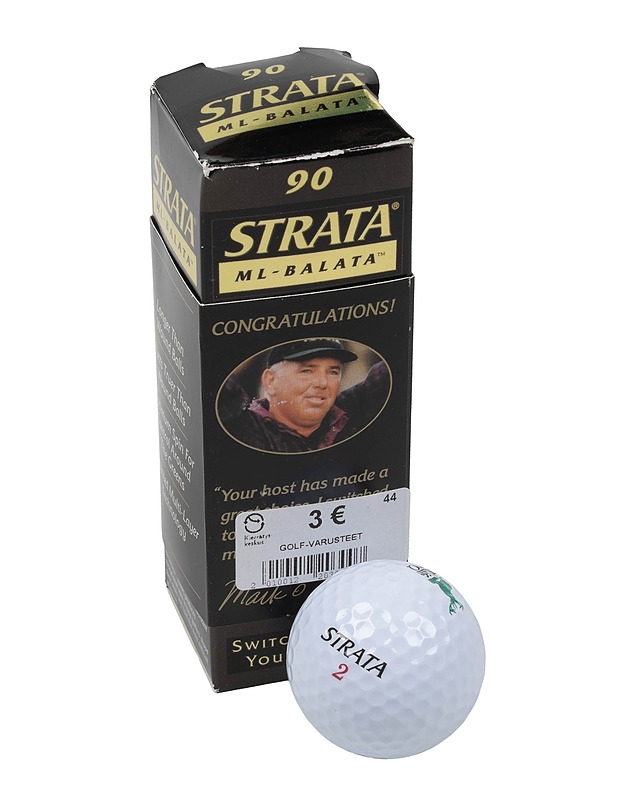 STRATA ML-Balata 90 golfpallo, 3 kpl - Golf - 10105410405 - 0