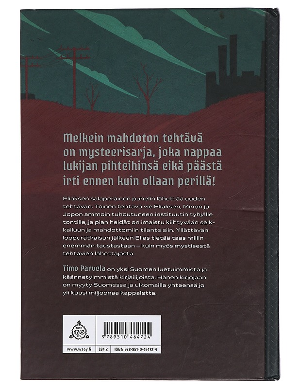 Savuna ilmaan - Parvela, Timo - Jännitys ja dekkarit - 10105410443 - 1