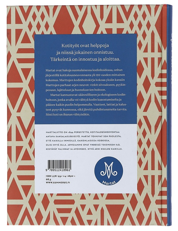 Martat - kodinhoitokirja : innostu ja onnistu kotona - Marttaliitto - Tietokirjat ja oppaat - 10105410509 - 1