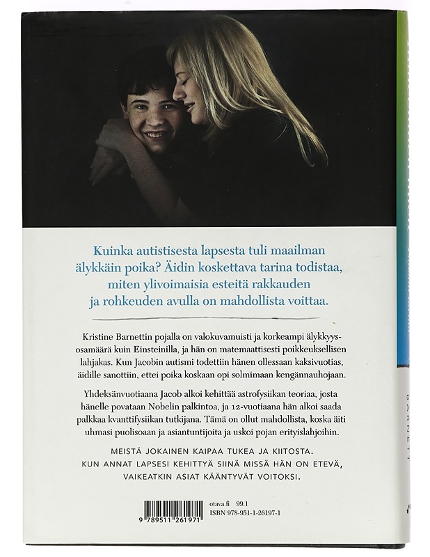 Ihmeellinen mieli : poikani tarina - Barnett, Kristine - Elämäkerrat ja muistelmat - 10105410522 - 1