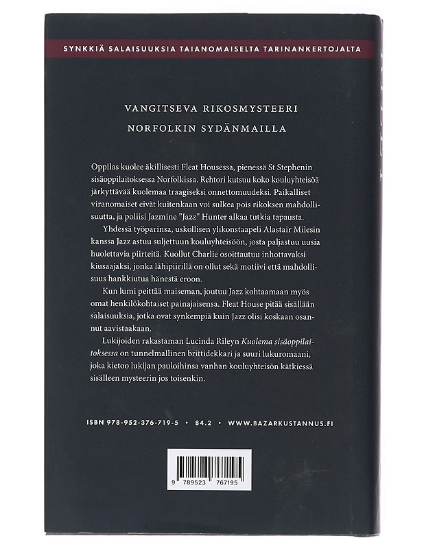 Kuolema sisäoppilaitoksessa - Riley, Lucinda - Jännitys ja dekkarit - 10105410533 - 1