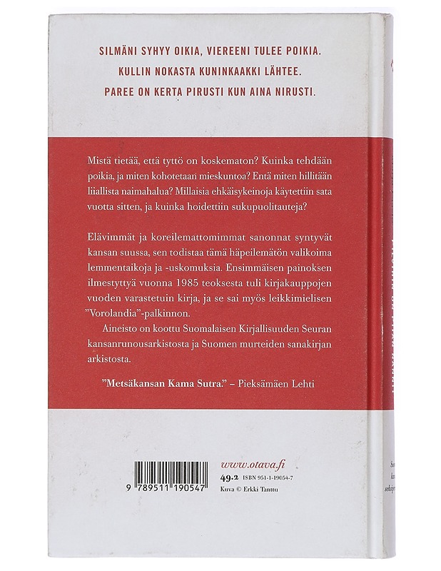 Pilvihin on piian nännit : Suomen kansan seksiperinnettä - Paasio, Marja - Taide- ja kulttuurikirjat - 10105410596 - 1