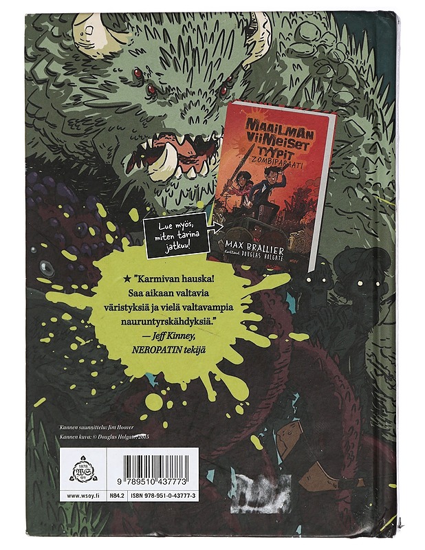 Maailman viimeiset tyypit. 1 - Brallier, Max - Lastenkirjat - 10105410604 - 1