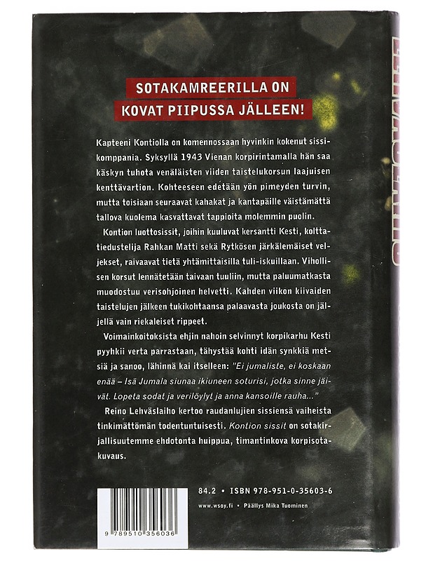 Kontion sissit - Reino Lehväslaiho - Romaanit ja novellit - 10105410606 - 1