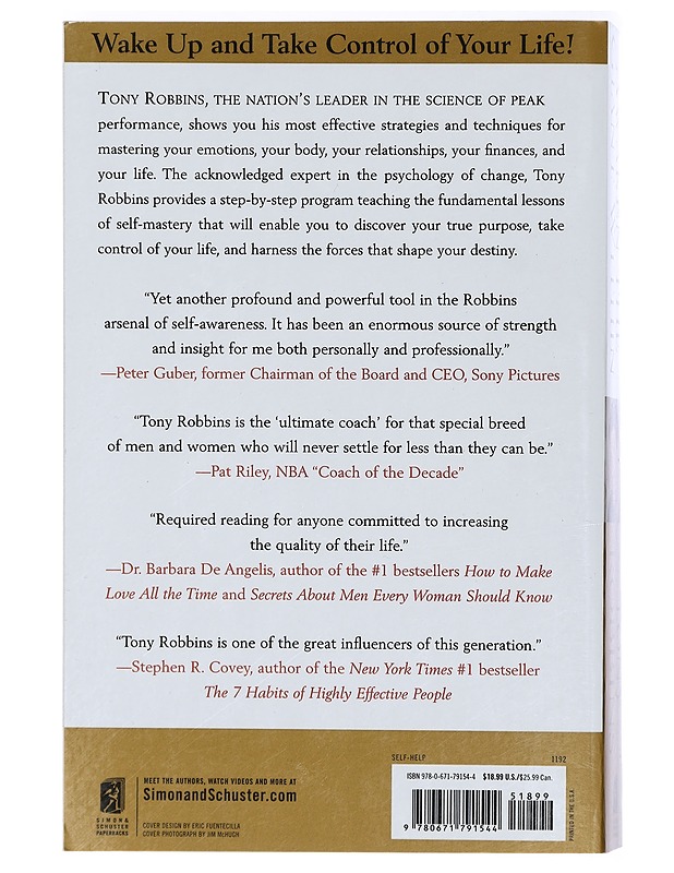 Awaken the giant within : how to take immediate control of your mental, emotional, physical & financial destiny! - Tony Robbins - Hyvinvointikirjat - 10105410619 - 1