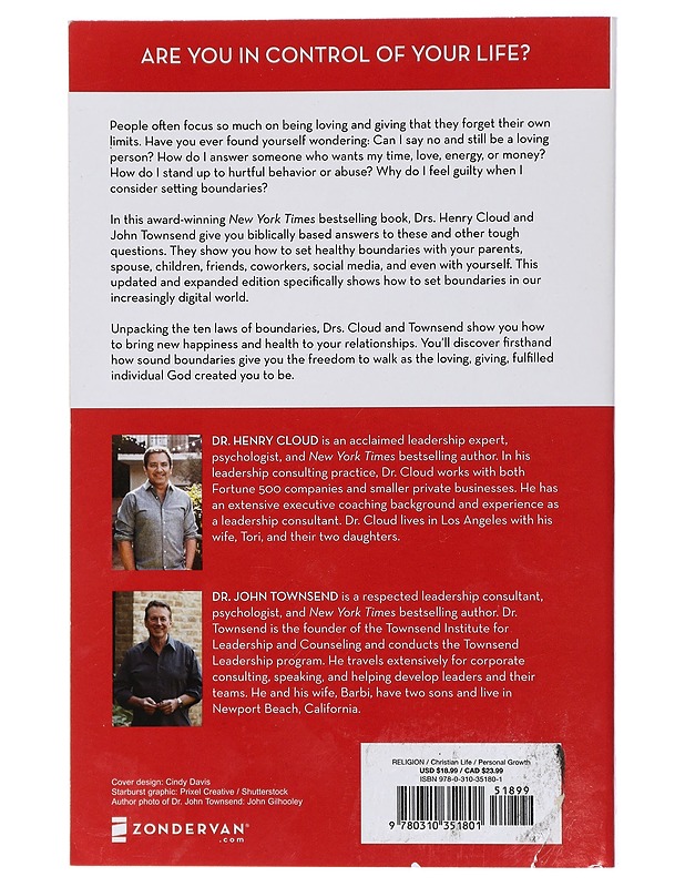 Boundaries : when you say yes how to say no to take control of your life - Cloud, Henry - Tietokirjat ja oppaat - 10105410686 - 1